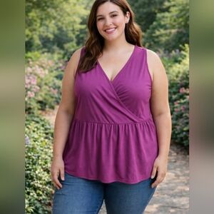 NWT Lane Bryant Surplice Swing Tank Size 18/20